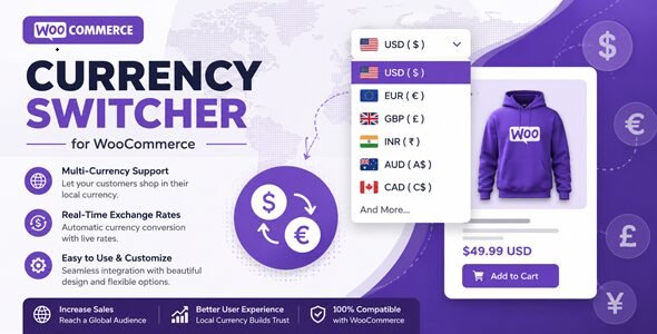 Currency Switcher for WooCommerce Currency Switcher for WooCommerce
