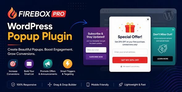 Firebox Pro - WordPress Popup Plugin Firebox Pro - WordPress Popup Plugin