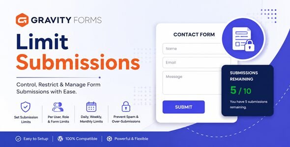 Gravity Forms Limit Submissions Gravity Forms Limit Submissions
