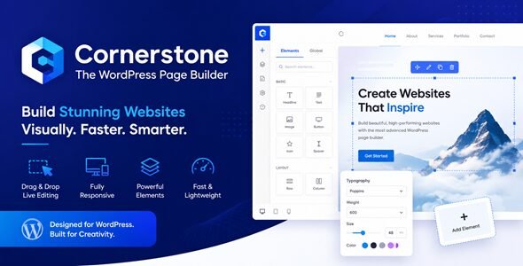 Cornerstone - The WordPress Page Builder Cornerstone - The WordPress Page Builder